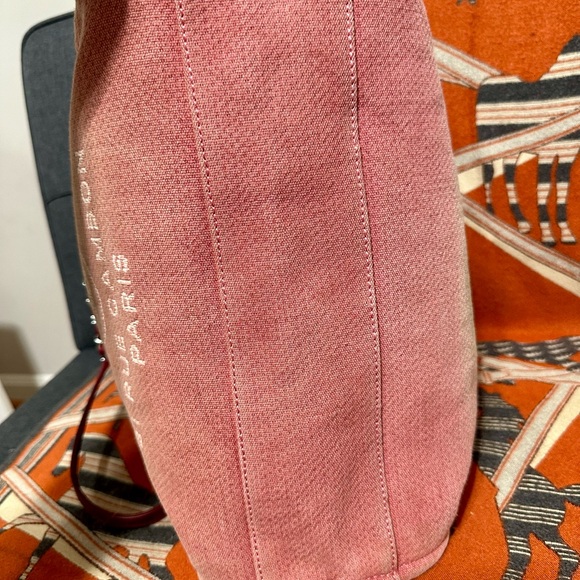 CHANEL ❤️🌟CC DEAUVILLE RED PINK TOTE BAG ⭐️ - Picture 6 of 14